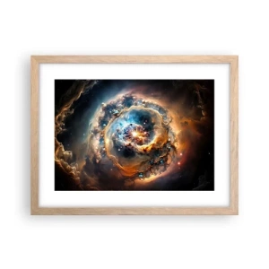 Affisch i ram av ljusek - Början - 40x30 cm