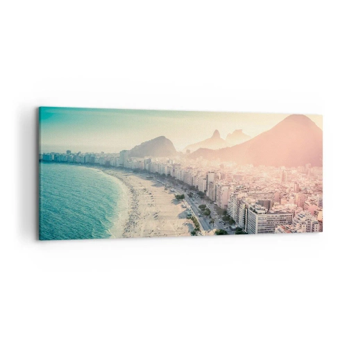 Canvastavla - Bild på duk - Evig semester i Rio - 120x50 cm