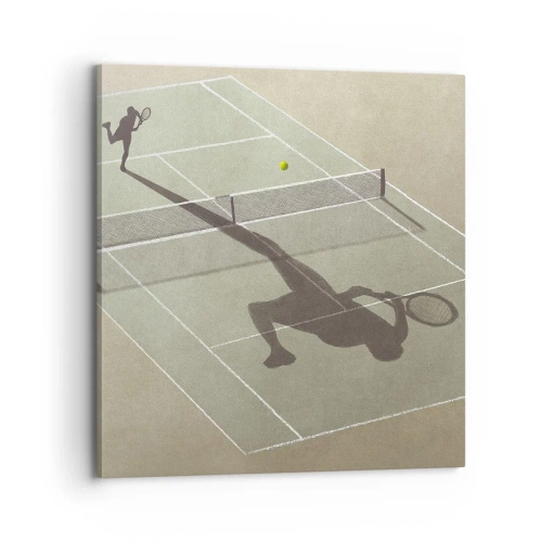 Canvastavla - Bild på duk - Övervinna sig själv - 70x70 cm