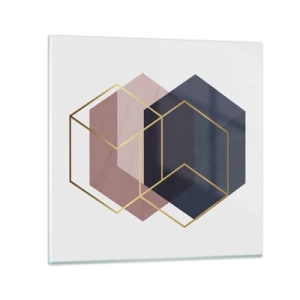 Glastavla - Bild på glas - Enkelhetens styrka - 30x30 cm