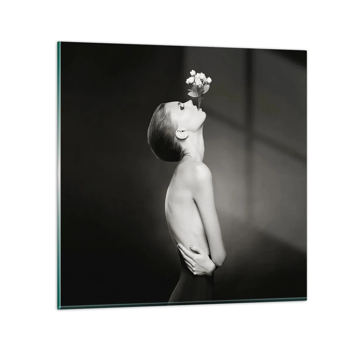 Glastavla - Bild på glas - Excentrisk elegans - 70x70 cm