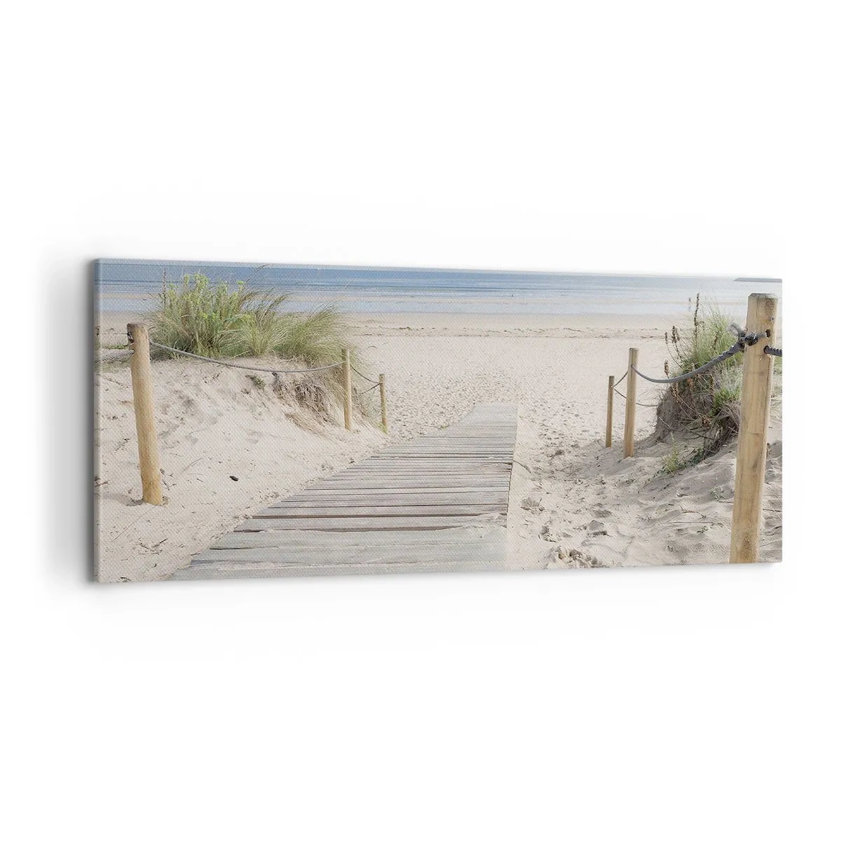 Canvastavla - Bild på duk - Mot horisonten - 100x40 cm