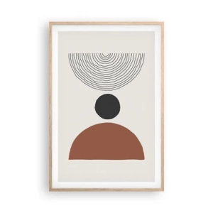 Affisch i ram av ljusek - I fokus - 61x91 cm