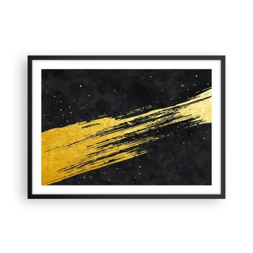 Affisch i svart ram - Hoppa in i hyperrymden - 70x50 cm
