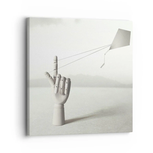 Canvastavla - Bild på duk - Test av styrka - 30x30 cm