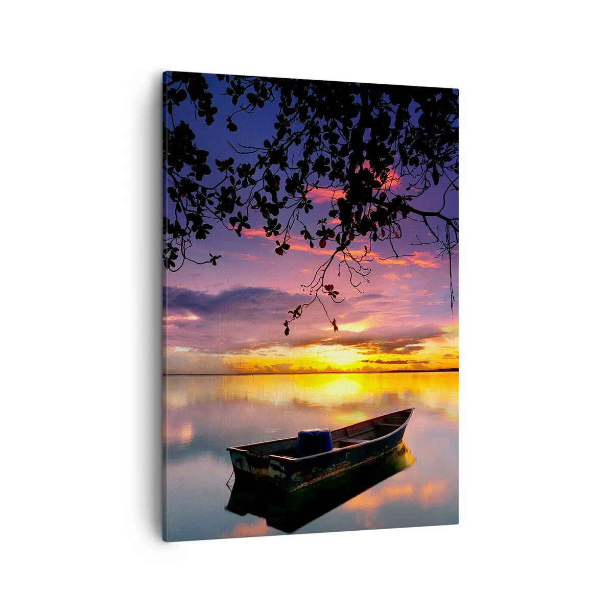 Canvastavla - Bild på duk - "Du verkar hänga i mitten av himmelvalvet…" - 50x70 cm