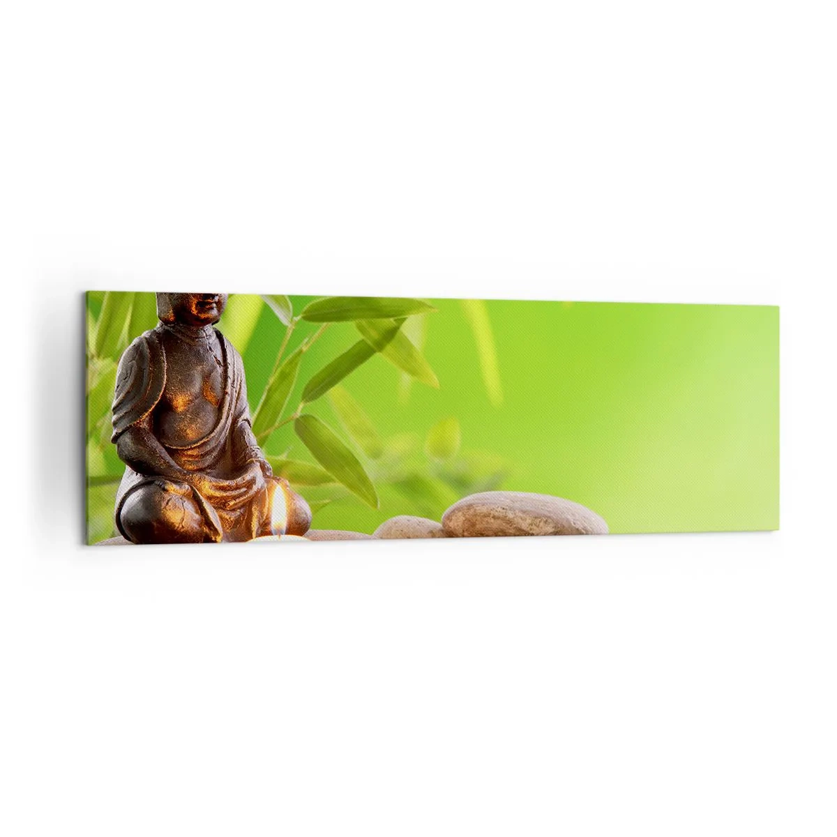 Canvastavla - Bild på duk - Livet är skönt - 160x50 cm