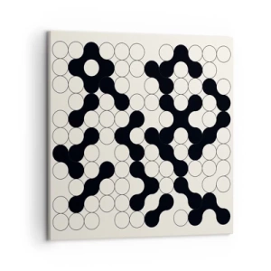 Canvastavla - Bild på duk - Kinesiskt spel - variation - 50x50 cm