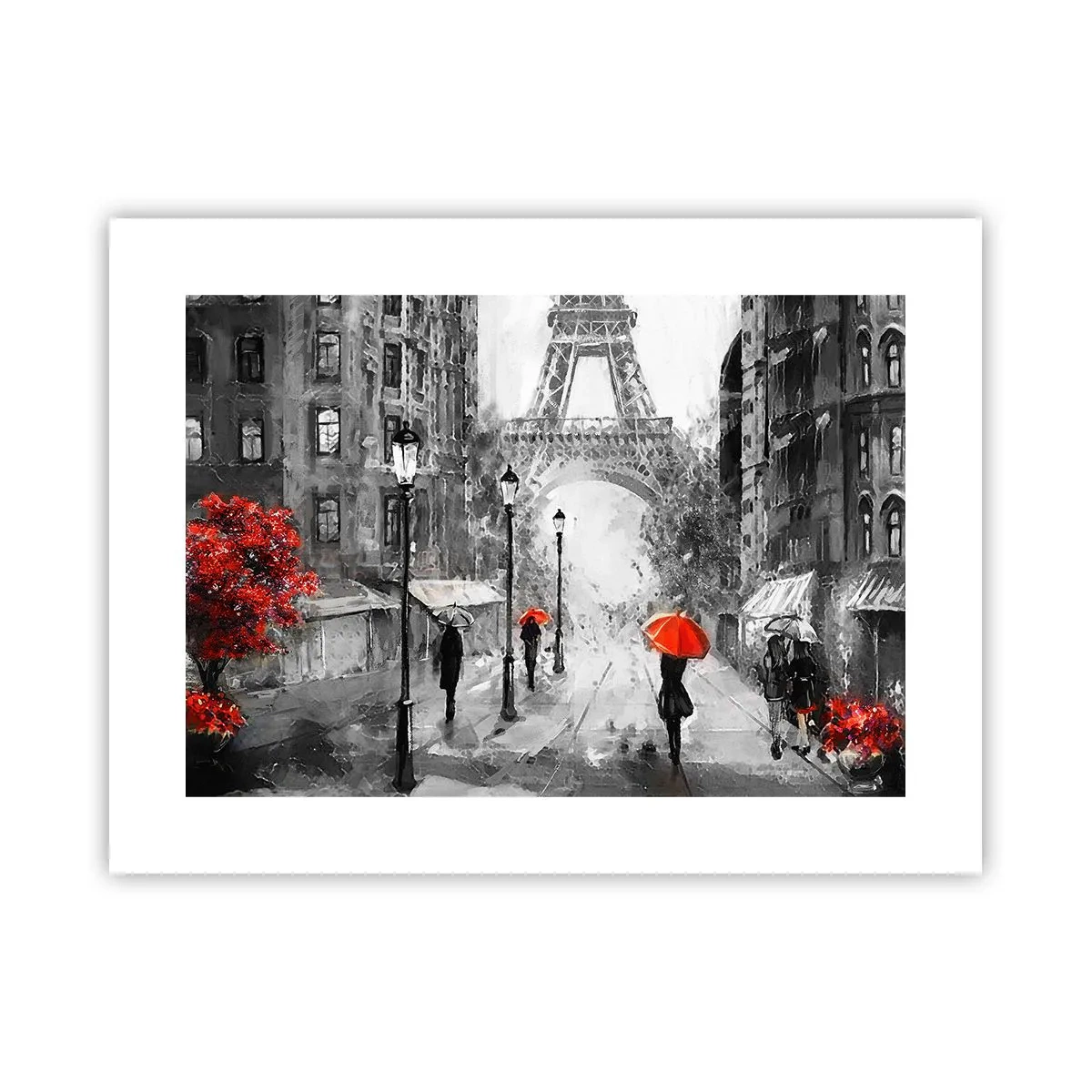 Affisch - Alla vägar leder till tornet - 40x30 cm