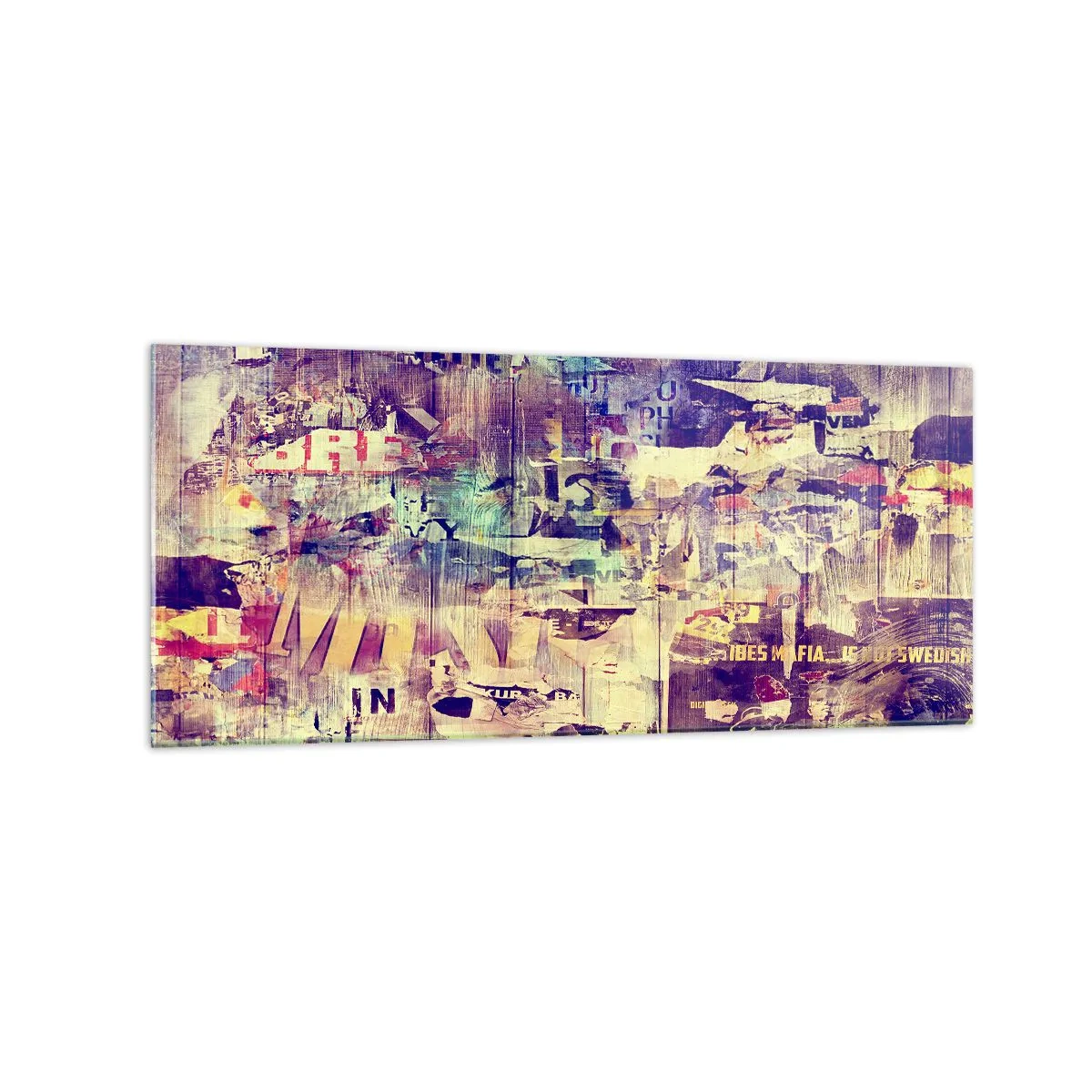 Glastavla - Bild på glas - Och så mycket blir det klar - 120x50 cm