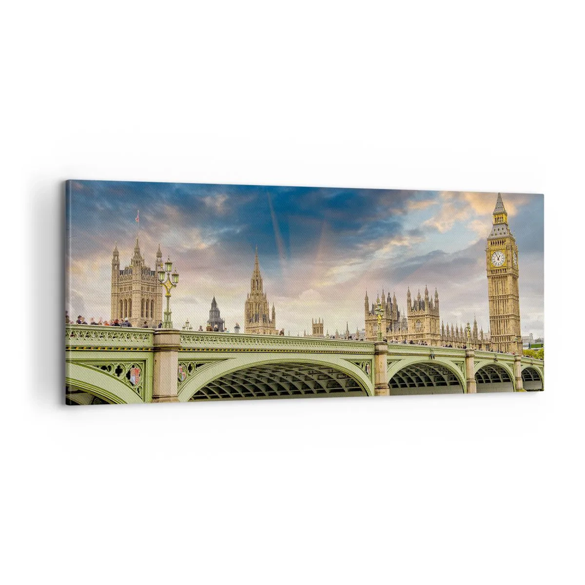Canvastavla - Bild på duk - Tiden stannade i Imperiet - 100x40 cm