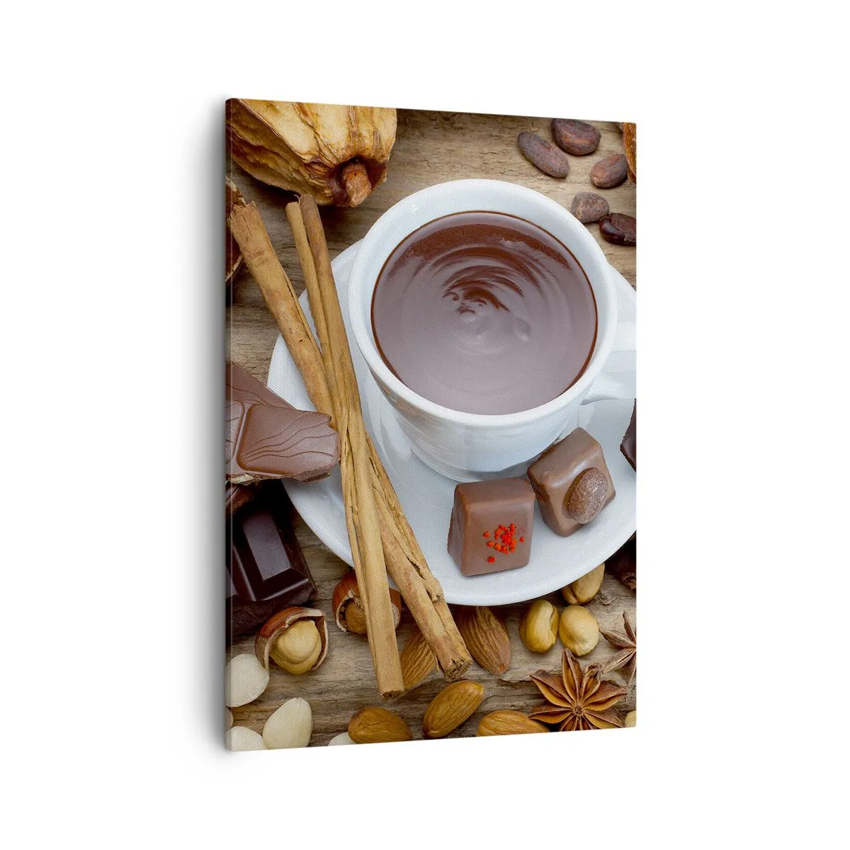 Canvastavla - Bild på duk - Från sagolika chokladfabriken - 50x70 cm