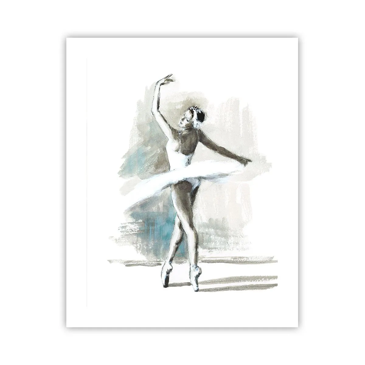 Affisch - Förtrollad i en svan - 40x50 cm