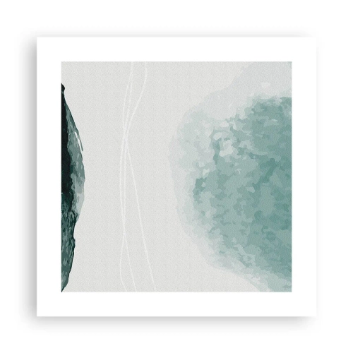 Affisch - Ett möte med dimma - 40x40 cm