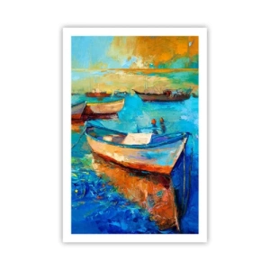 Affisch - I en sydlig vik - 61x91 cm