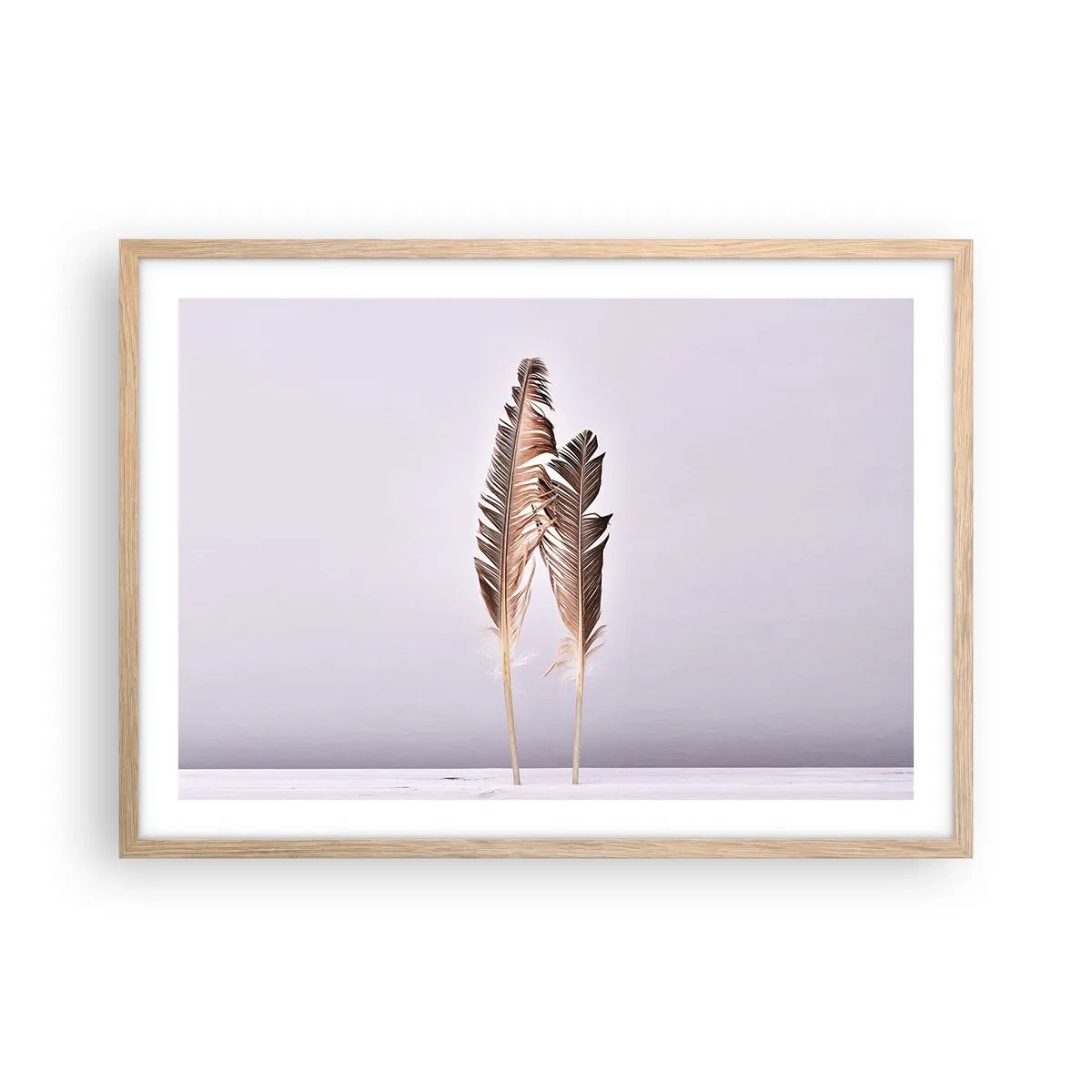 Affisch i ram av ljusek - Mot intet - 70x50 cm