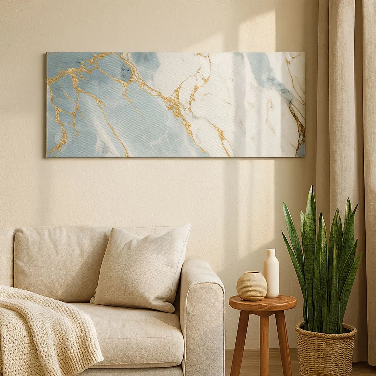 Canvastavla - Bild på duk - Stenrikedom - 100x40 cm