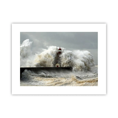Affisch - Havets ilska - 40x30 cm