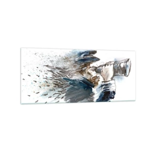 Glastavla - Bild på glas - Tio i Beauforts skala - 120x50 cm