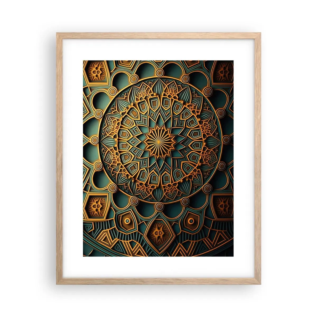 Affisch i ram av ljusek - I ett arabiskt klimat - 40x50 cm