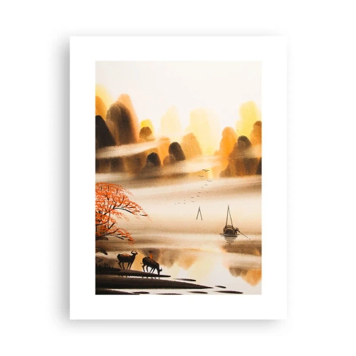 Affisch - Längre bort än Fjärran Östern - 30x40 cm