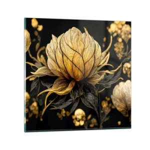 Glastavla - Bild på glas - Subtil skörhet - 30x30 cm