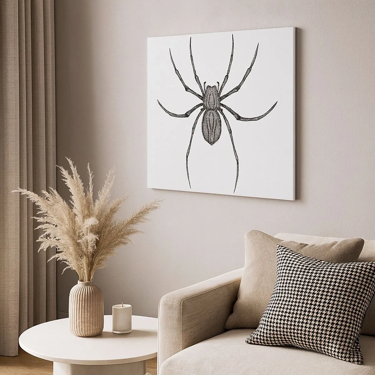 Canvastavla - Bild på duk - Oroväckande precision - 30x30 cm