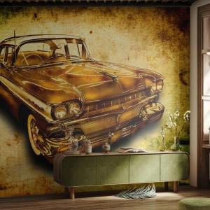 Fototapet på mått Premium Canvas - Klassikens eviga skönhet - Bil, Klassisk bil, Hobby