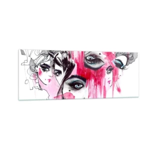 Glastavla - Bild på glas - , - 140x50 cm
