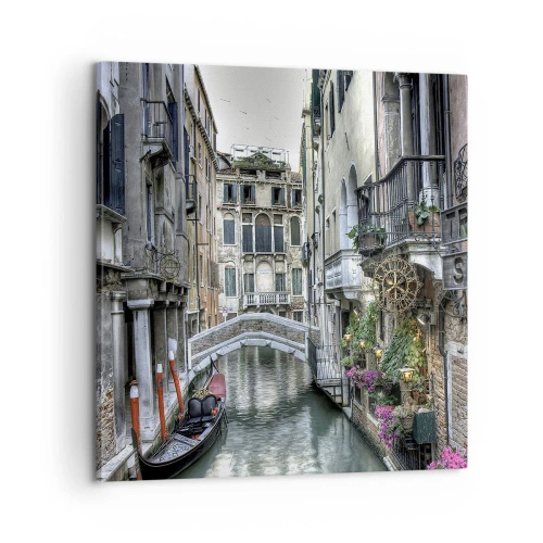 Canvastavla - Bild på duk - Tyst begrundan sedan några sekel - 60x60 cm