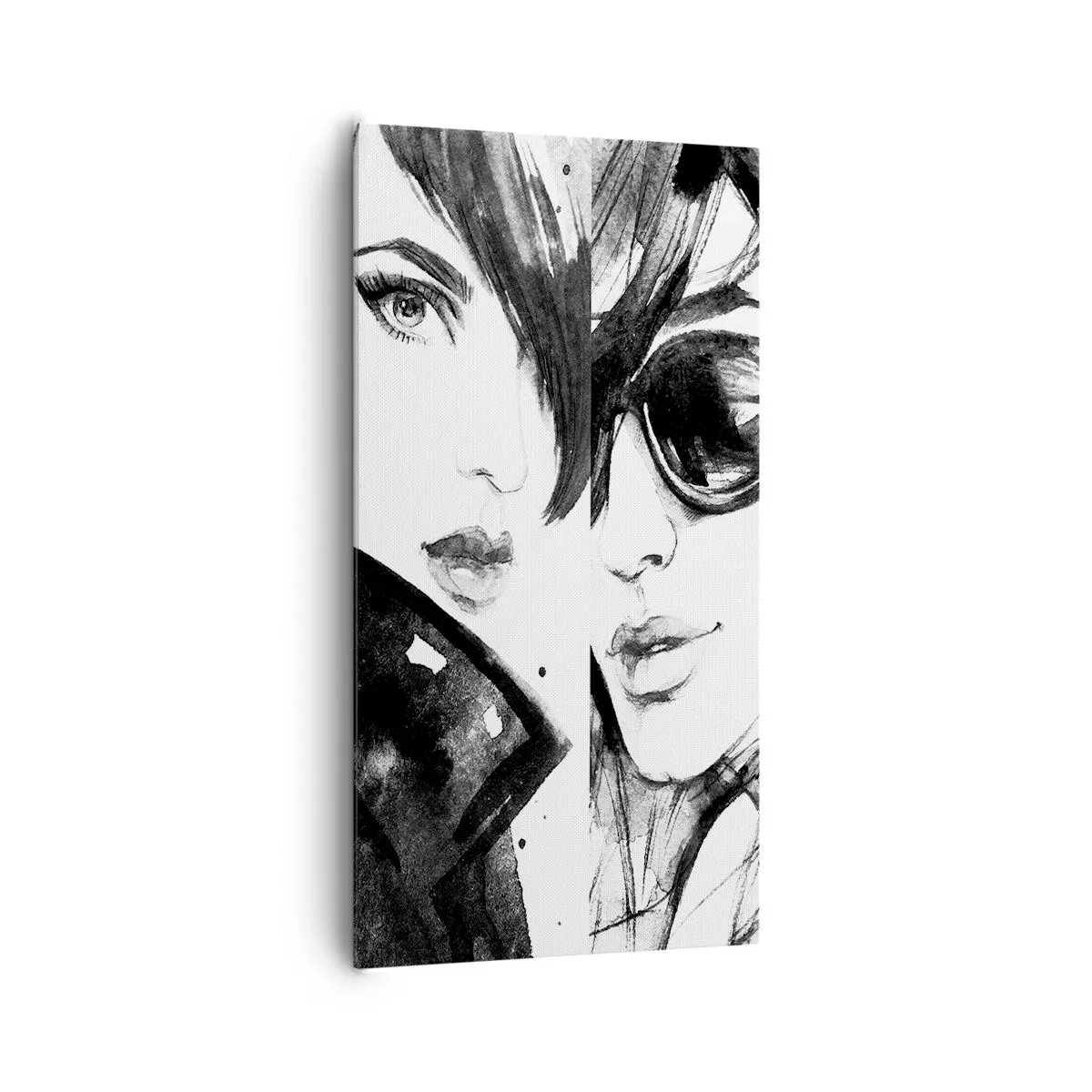 Canvastavla - Bild på duk - Mångfaldigad skönhet - 65x120 cm