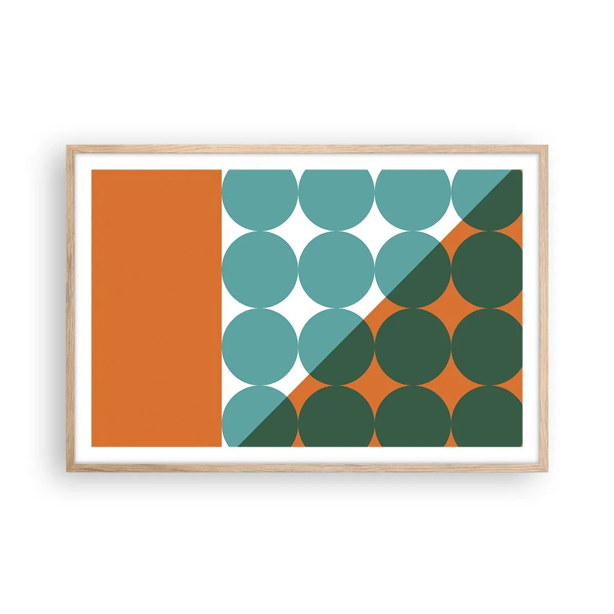 Affisch i ram av ljusek - Uppåt och på diagonalen - 91x61 cm