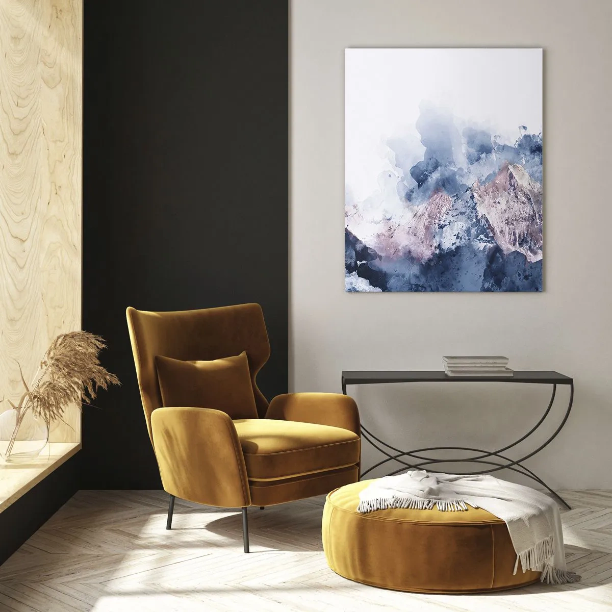 Glastavla - Bild på glas - Det är toppen! - 50x70 cm