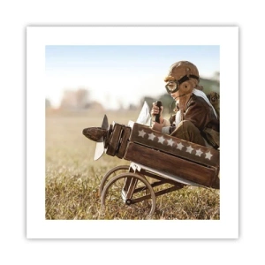 Affisch - Stort mot drömmarna - 40x40 cm