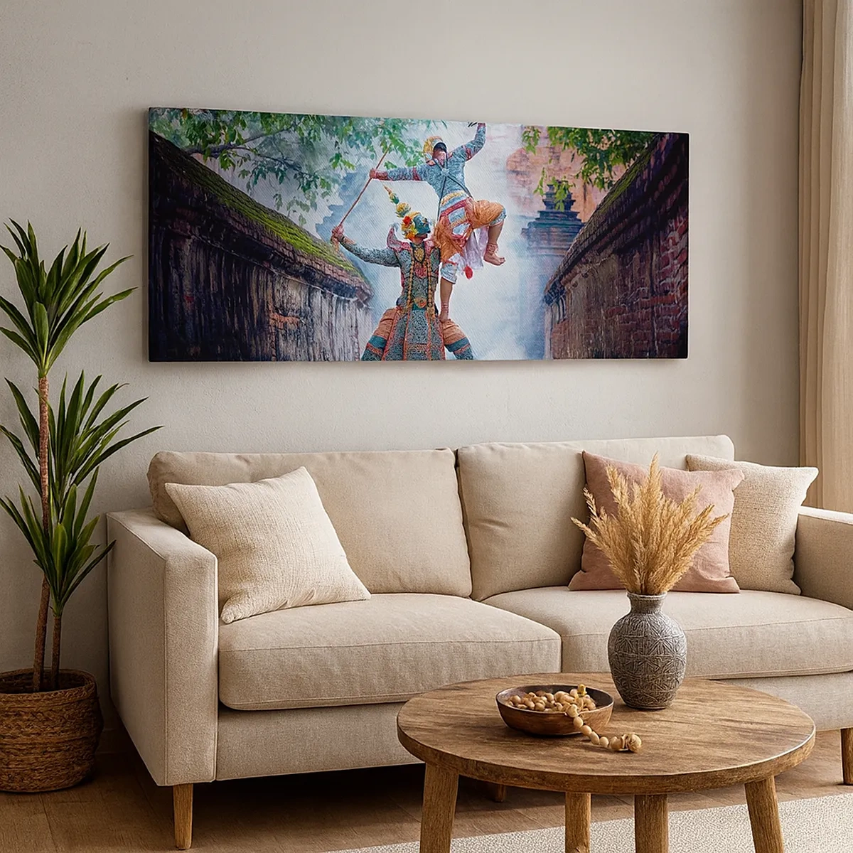 Canvastavla - Bild på duk - Dödligt vacker dans - 30x30 cm