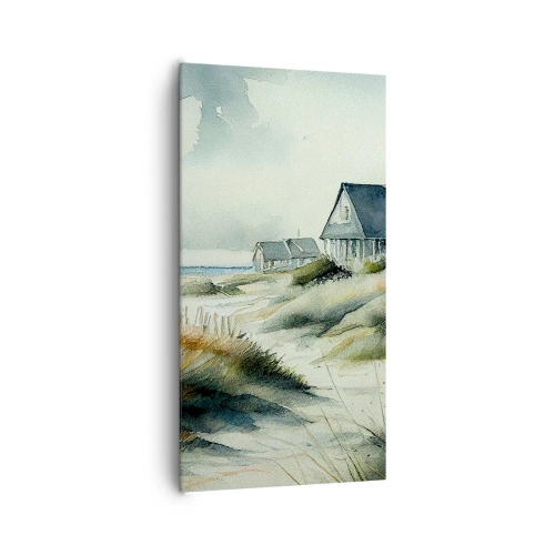 Canvastavla - Bild på duk - Borta från liv och rörelse - 65x120 cm