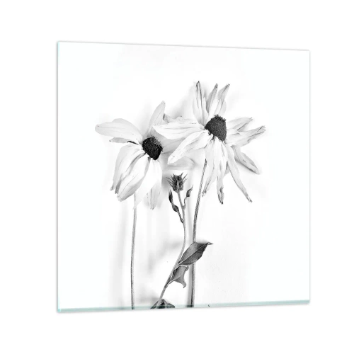 Glastavla - Bild på glas - Ingen vill vara ensam - 30x30 cm