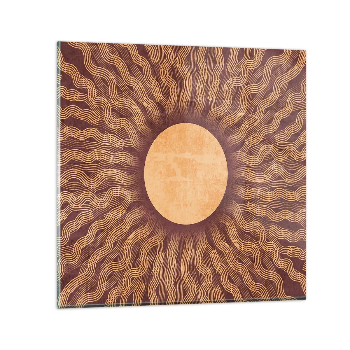 Glastavla - Bild på glas - Solikon - 40x40 cm