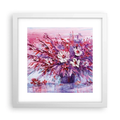 Affisch i vit ram - Oskuld och passion - 30x30 cm