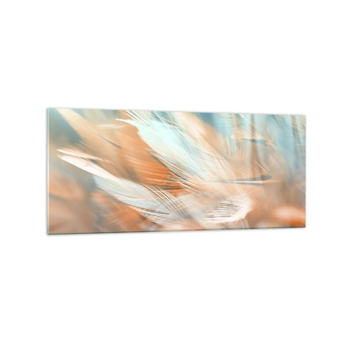 Glastavla - Bild på glas - I mildhetens land - 120x50 cm