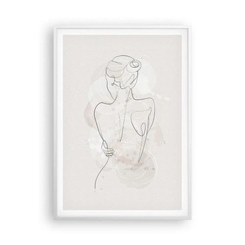 Affisch i vit ram - Som ett känsligt instrument - 70x100 cm