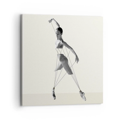 Canvastavla - Bild på duk - I världens teater - 70x70 cm