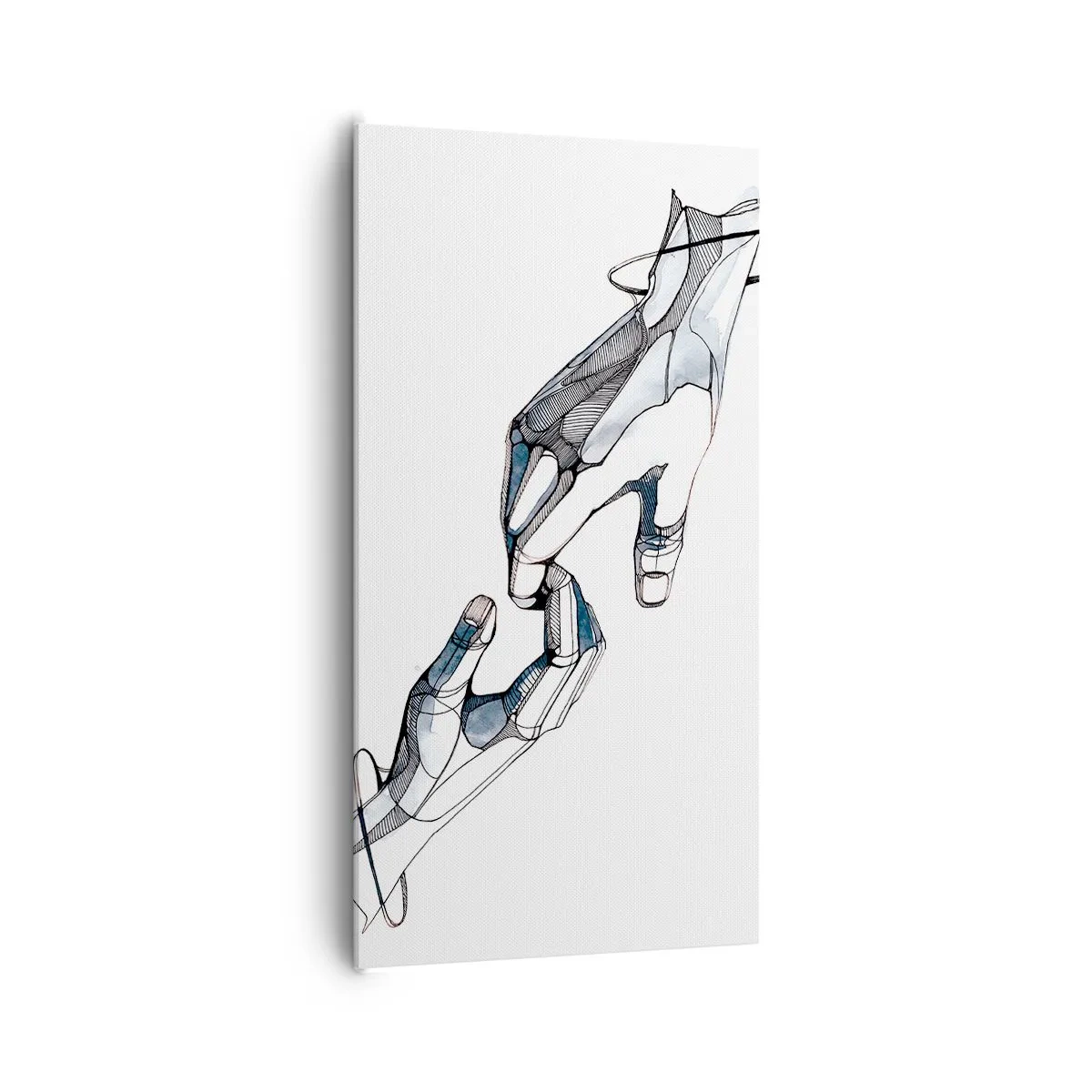 Canvastavla - Bild på duk - God gest - 65x120 cm