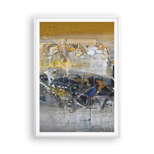 Affisch i vit ram - Allt blir bra - 70x100 cm