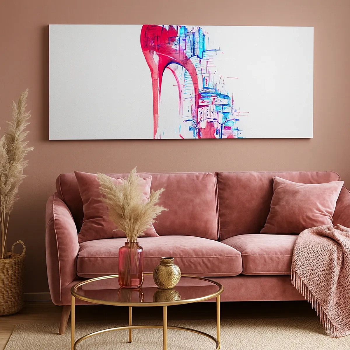 Canvastavla - Bild på duk - Storstadselegant - 30x30 cm