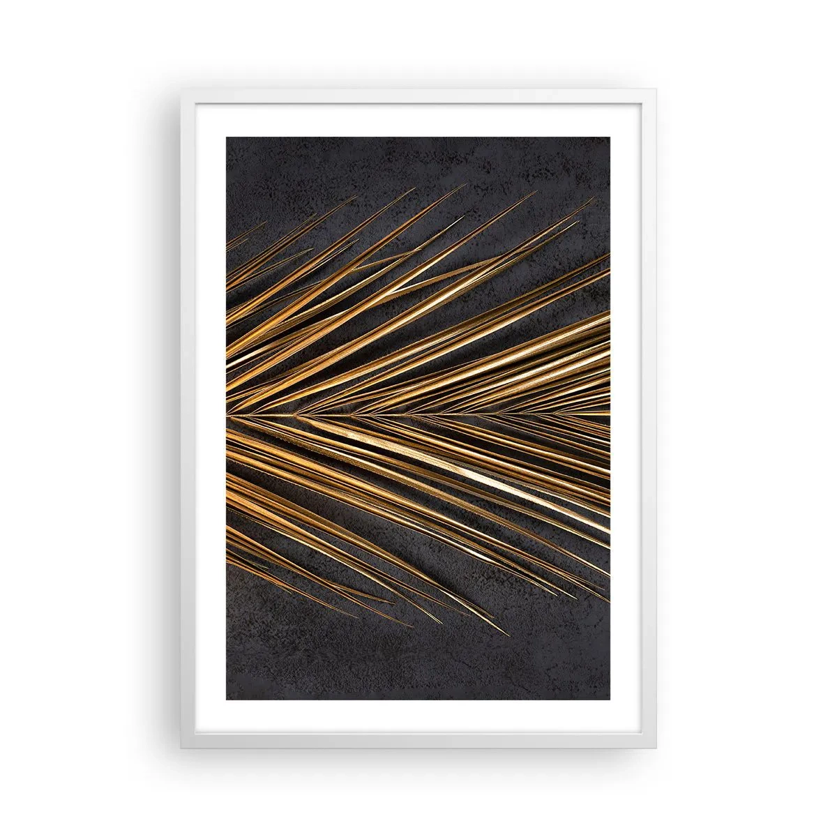 Affisch i vit ram - Tropikens guld - 50x70 cm