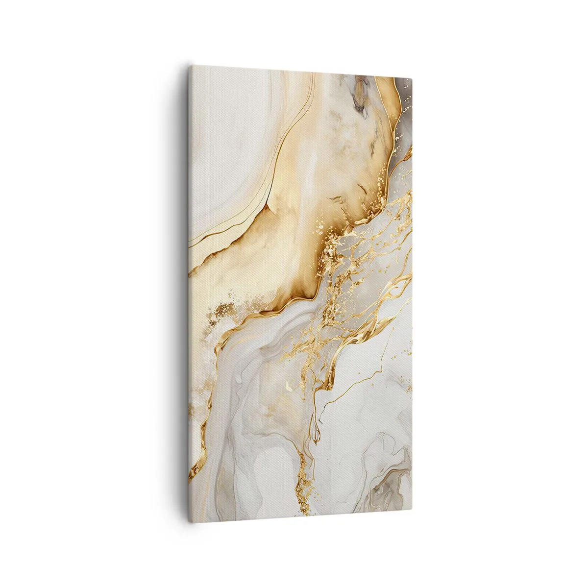 Canvastavla - Bild på duk - Abstraktion: skönhet och godhet - 55x100 cm