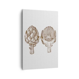 Canvastavla - Bild på duk - Anatomilektion - 80x120 cm