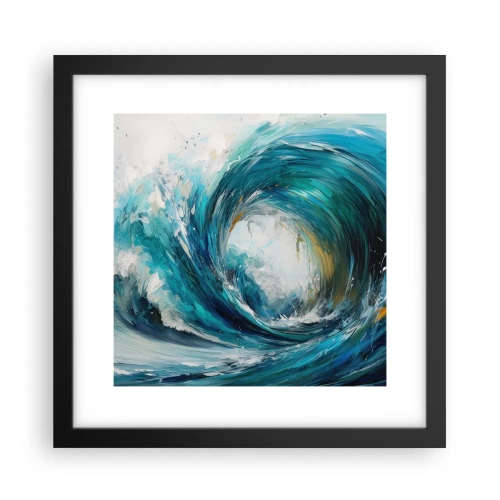 Affisch i svart ram - Havsportal - 30x30 cm
