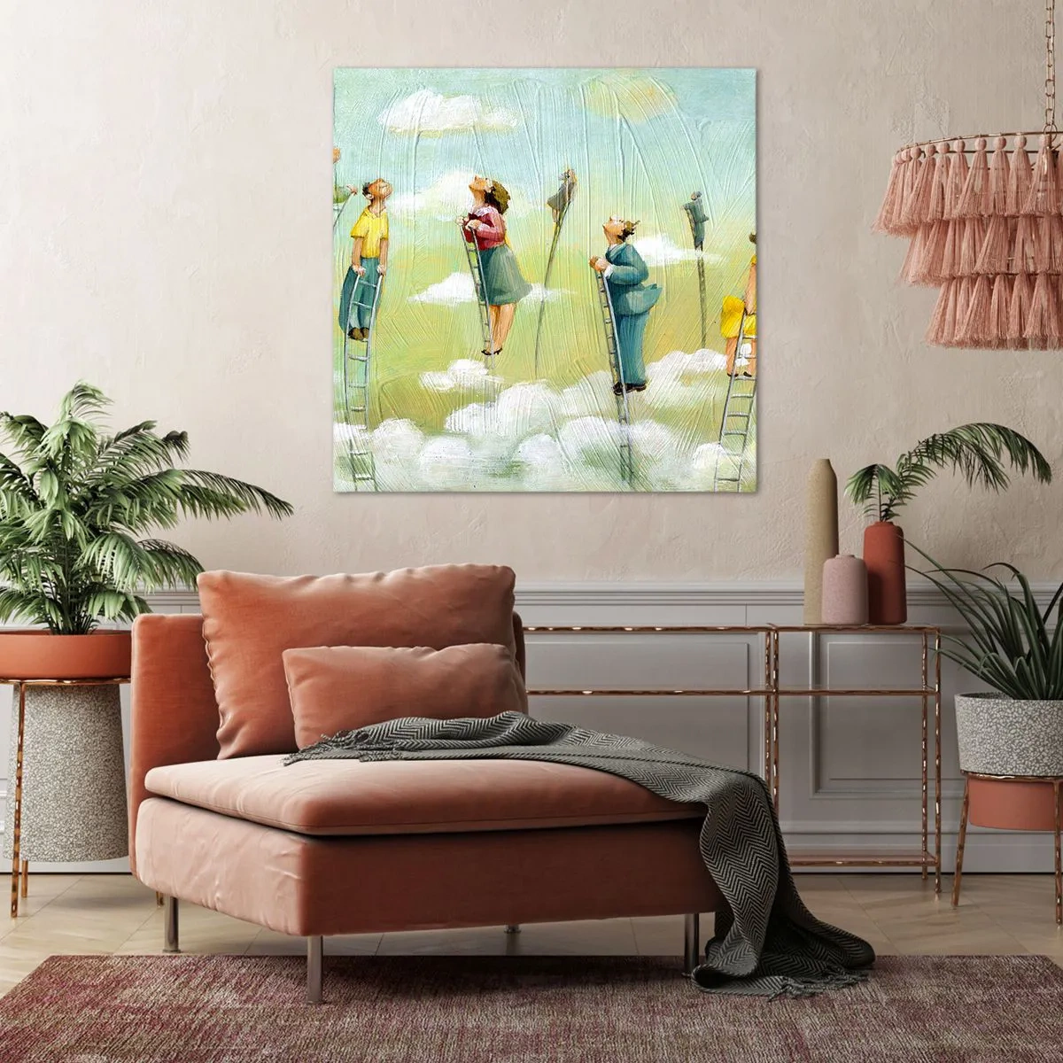 Canvastavla - Bild på duk - Efter din dröm - 50x50 cm